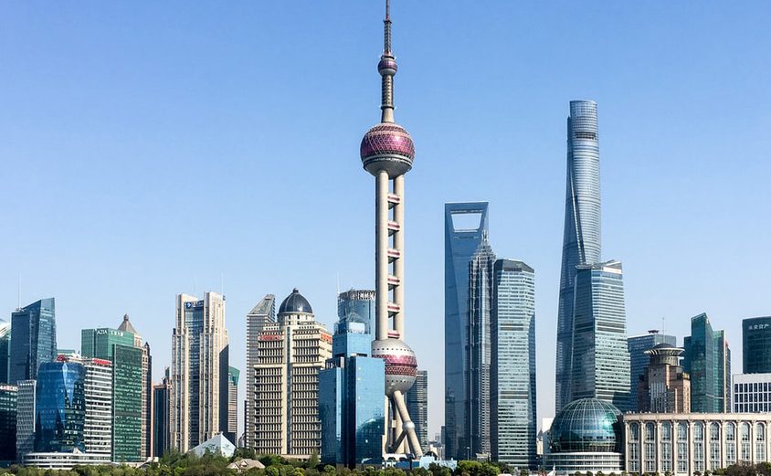 Skyline in Shanghai China