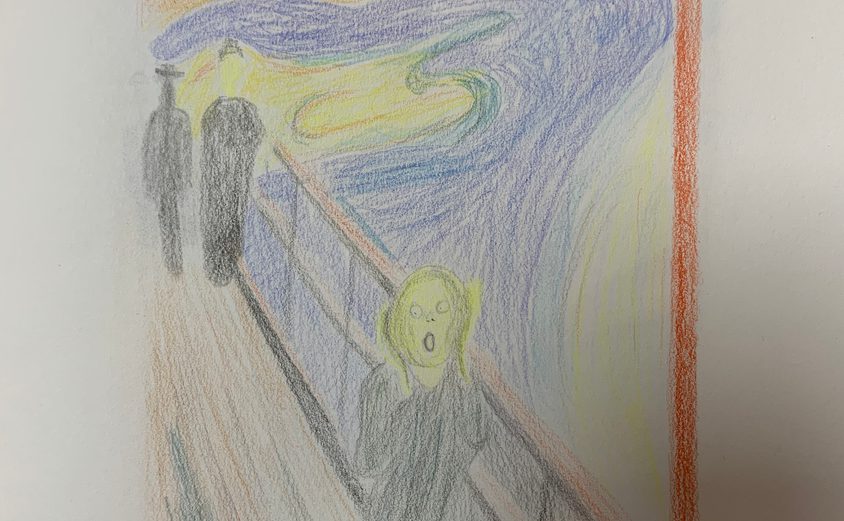 Hee Yeon Julia Kwon Year 9 Cubism Study E Munch